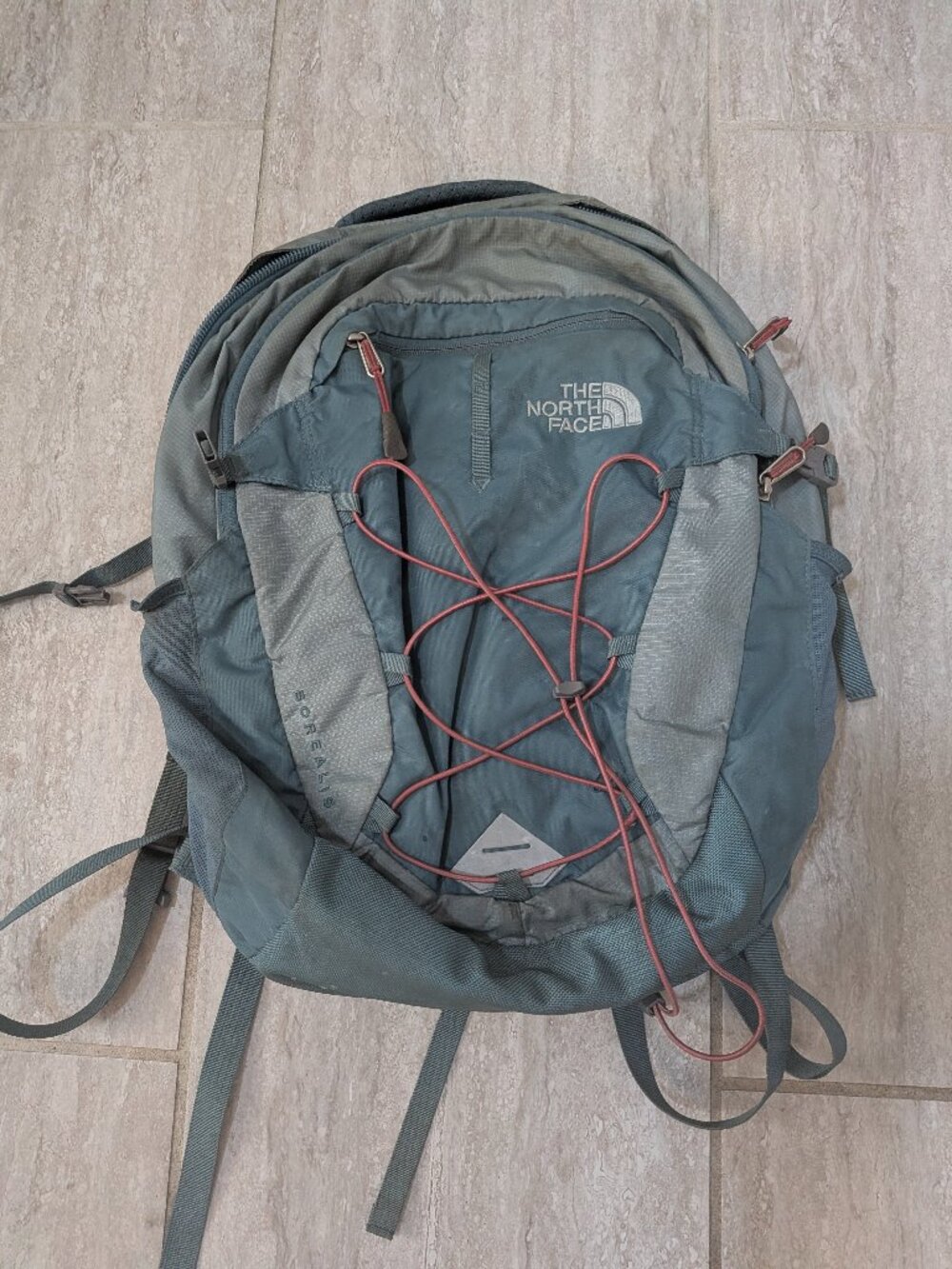 The North Face Borealis Backpack Blue School Laptop Travel Hiking Pack Outdoors